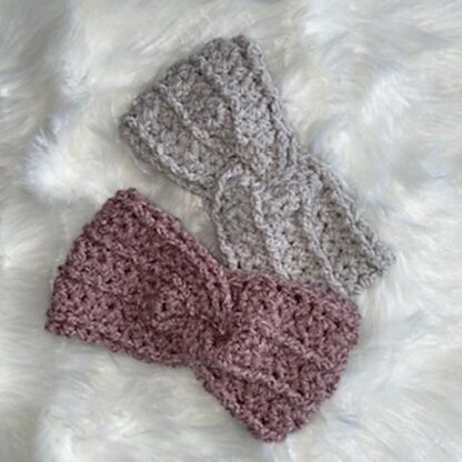 Rib Twist Ponytail Ear Warmers