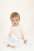Little Rose Cardigan in Sublime Baby Cashmere Merino Silk DK - 6008