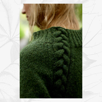 Vanessa Jumper - Sweater Knitting Pattern For Women in Willow & Lark Woodland