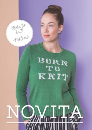 Born To Knit Pullover in Novita Nalle - Downloadable PDF