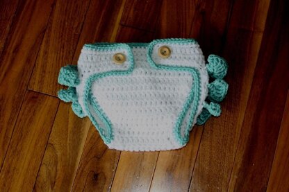 Ruffled Diaper Cover and Headband Pattern