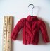 Christmas Tree Ornament Tiny Cable Sweater