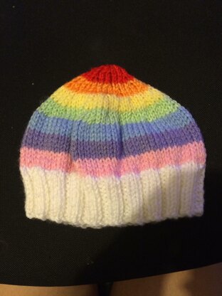 Gorgeous Rainbow Baby Blanket and Rainbow Baby Beanie Patterns