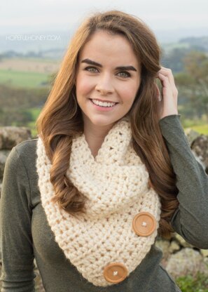 Basic Chunky Button Scarf