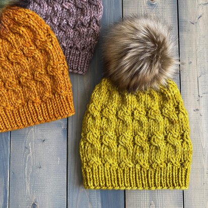 Tidal Beanie - knitting pattern