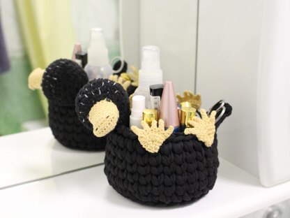 Niffler crochet basket fantastic beasts