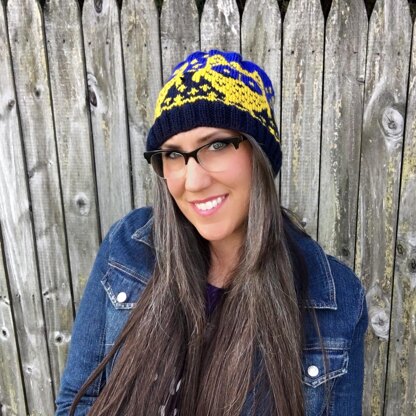 Owl Night Long Beanie