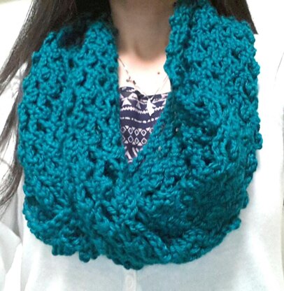 So Easy Lace Mesh Infinity Scarf