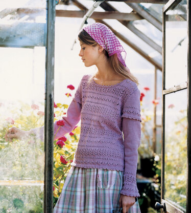 Ophelia Sweater in Rowan Cotton Glace