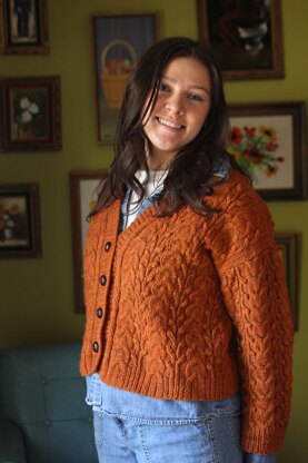 Smoked Orange Cardigan