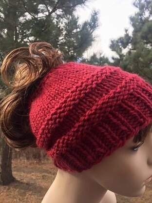 Messy Bun Hat