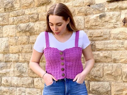 All Buttoned Up Vest Top