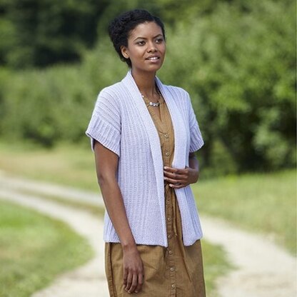 726 Salon Cardigan - Knitting Pattern for Women in Valley Yarns Pocumtuck