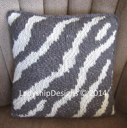 Zebra Print Pillow Cover
