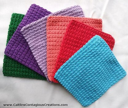 Crunch Stitch Dish Cloth