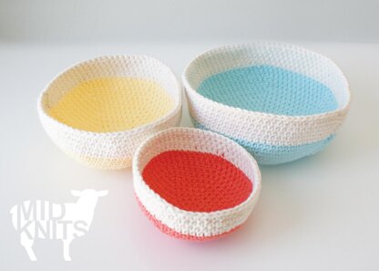 Nesting Color Blocked Bowls (2015004)