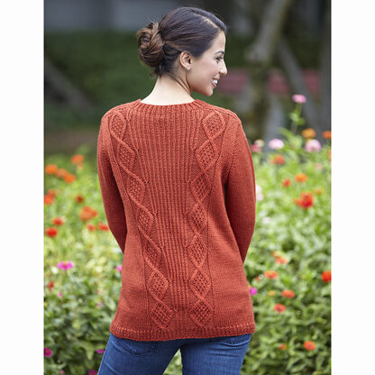 Valley Yarns 653 Converging Cables Cardigan