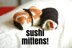 Sushi Mittens