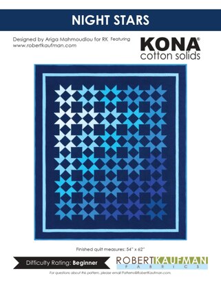 Robert Kaufman Night Stars - Downloadable PDF