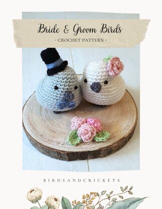 Bride and groom birds