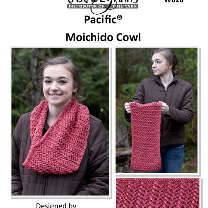 Moichico Cowl  in Cascade Yarns Pacific - W620 - Downloadable PDF