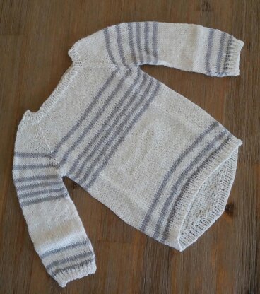 Striped Long Pullover for Kids