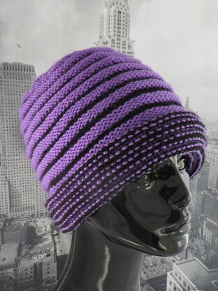 Reversible Double Cuff Beanie Hat