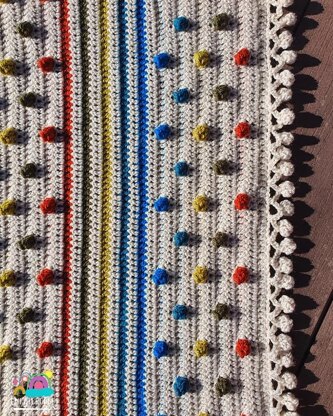Reverse Spots & Stripes Blanket - US Terms