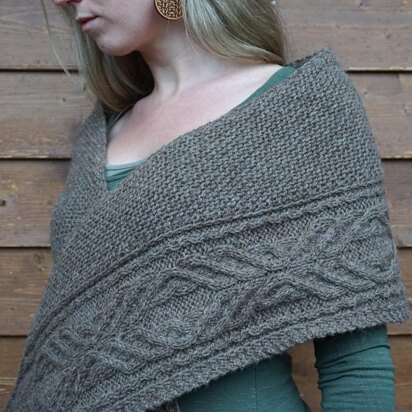 Walnut Bark Shawl