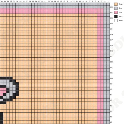 Hippo Baby Blanket Single Crochet Pattern