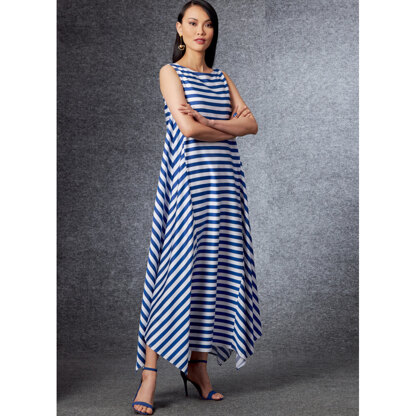 Vogue Misses' Dress V1691 - Paper Pattern, Size A (S-M-L-XL-XXL)