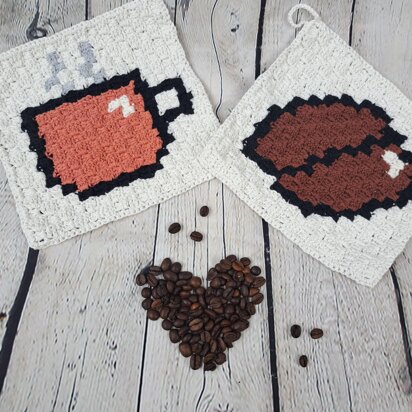 Coffee Lover C2C Potholder