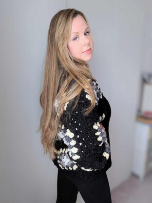 Crochet Classic Patchwork Cardigan Pattern