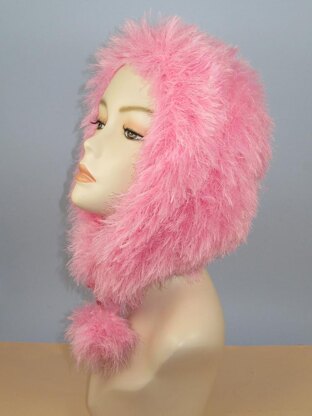 Faux Fun Fur Bonnet