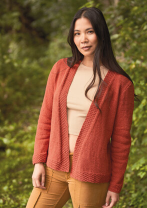 Ambience Cardigan in Rowan Cotton Revive - Downloadable PDF