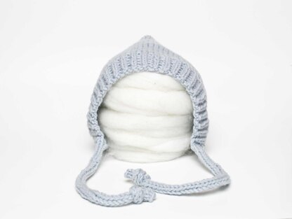 Pixie Bonnet Worsted Hat