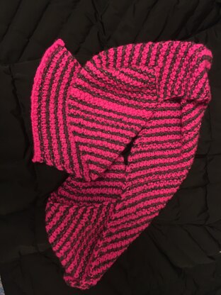 Bias Knit Scarf