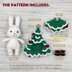 Dress-up Bunny Amigurumi Christmas tree costume set pattern