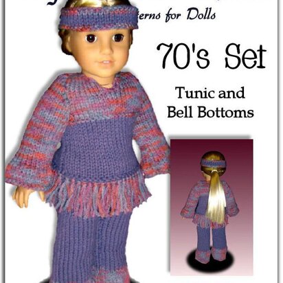 Knitting Pattern for Dolls. Fits American Girl Doll. Tunic. 027