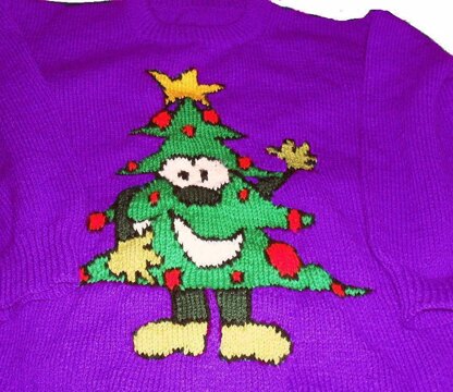 Cute Christmas Tree Jumper