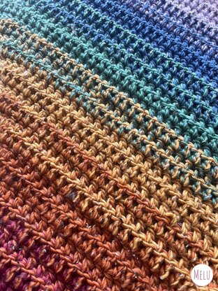 Chunky OmbRainbow Scarf