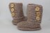 3 Button Childrens Slipper Boots