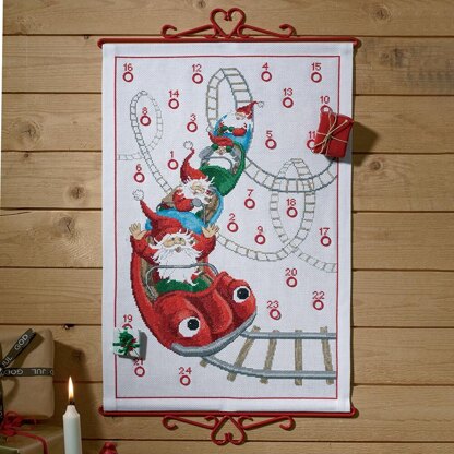 Permin Rollercoaster Cross Stitch Kit - 38 x 57 cm