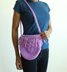 Purple Fringe Boho Purse