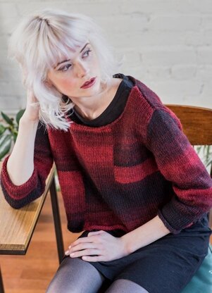 Garnet Star Pullover in Berroco Catena - Downloadable PDF