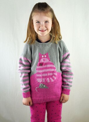 Cat and Mouse Sweater in Cascade Yarns Sarasota - DK601 - Downloadable PDF