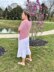 Pink Daisies Shawl