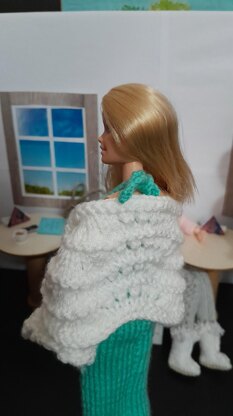 Flower dress and shawl