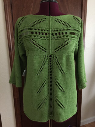 Zircon Lace Pullover in Berroco Fuji Aran