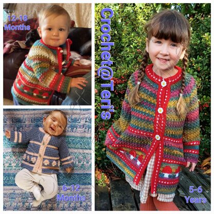 Mushroom Pixie Mosaic Coat (Child)